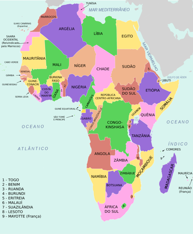 mapa-politico-de-africa